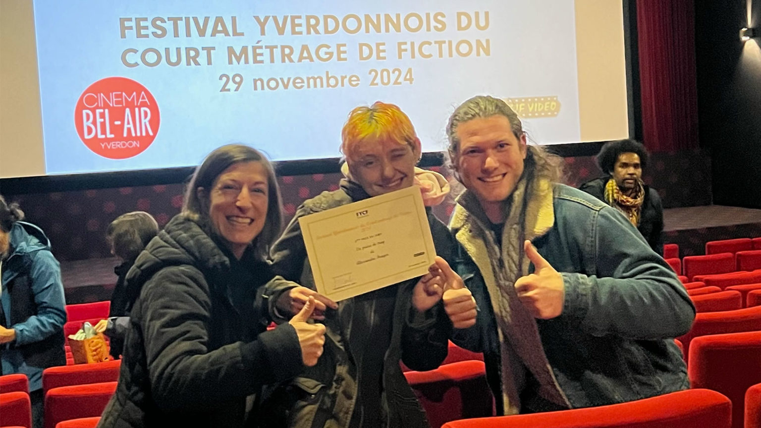 Cinéprod remporte le 2ème prix du jury au FYCF !